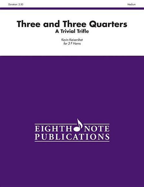 Produktbild: Kaisershot, K: Three and Three Quarters