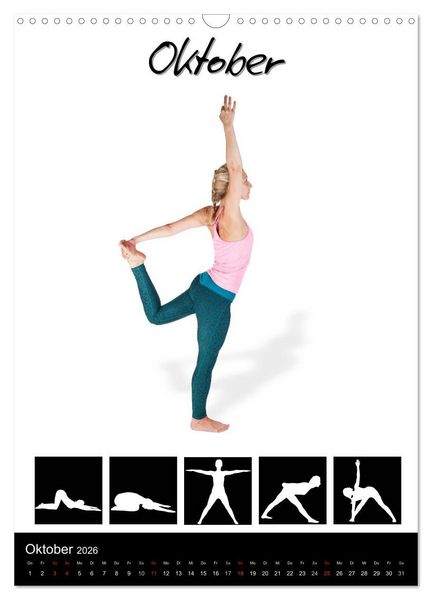 Produktbild: Yoga in Bildern (Wandkalender 2026 DIN A3 hoch), CALVENDO Monatskalender