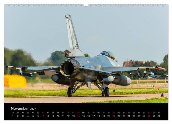 Produktbild: F-16 Fliegende Legende (Wandkalender 2027 DIN A2 quer), CALVENDO Monatskalender