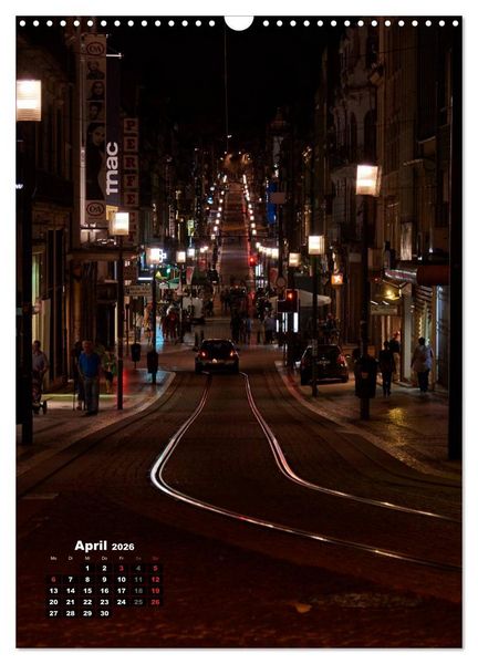 Produktbild: Porto Tag und Nacht (Wandkalender 2026 DIN A3 hoch), CALVENDO Monatskalender