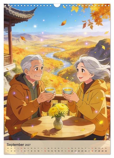 Produktbild: Herz zu Herz &ndash; China Edition (Wandkalender 2027 DIN A3 hoch), CALVENDO Monatskalender