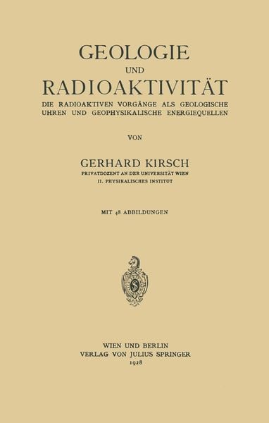 Produktbild: Geologie und Radioaktivit&auml;t