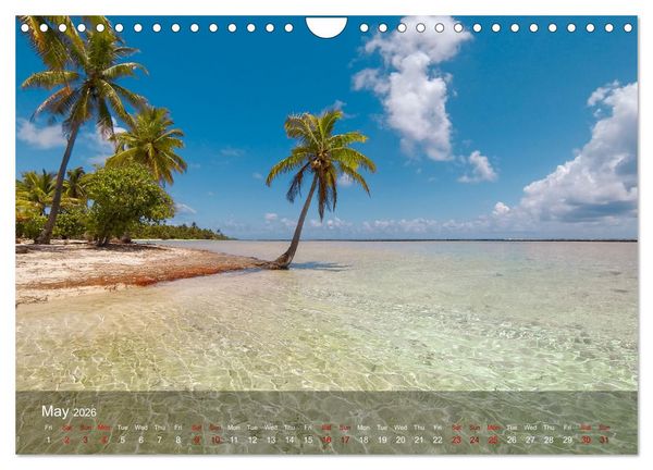 Produktbild: Dream Beaches worldwide (Wall Calendar 2026 DIN A4 landscape), CALVENDO 12 Month Wall Calendar