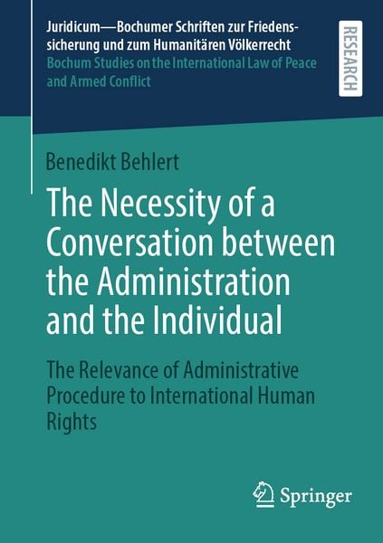 Produktbild: The Necessity of a Conversation between the Administration and the Individual
