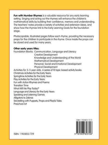 Produktbild: Fun with Number Rhymes for the Early Years