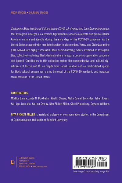 Produktbild: Sustaining Black Music and Culture during COVID-19