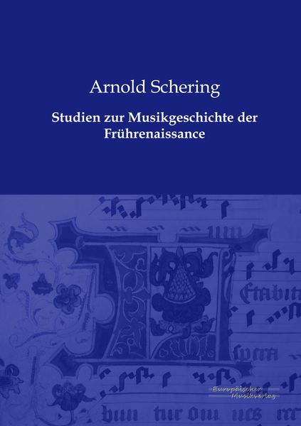 Produktbild: Studien zur Musikgeschichte der Fr&uuml;hrenaissance