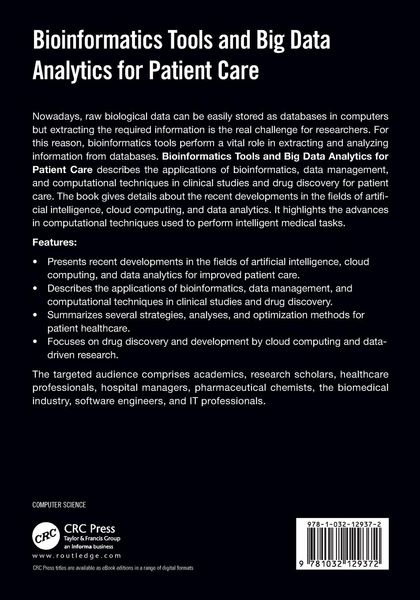 Produktbild: Bioinformatics Tools and Big Data Analytics for Patient Care