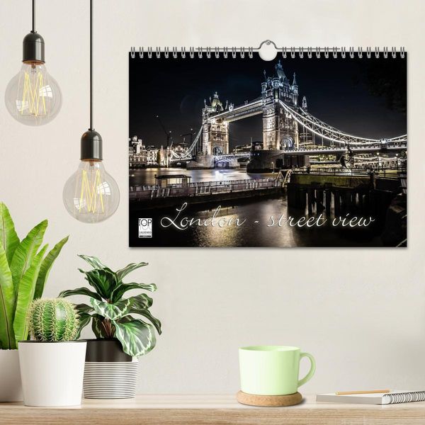 Produktbild: London - street view (Wandkalender 2026 DIN A4 quer), CALVENDO Monatskalender