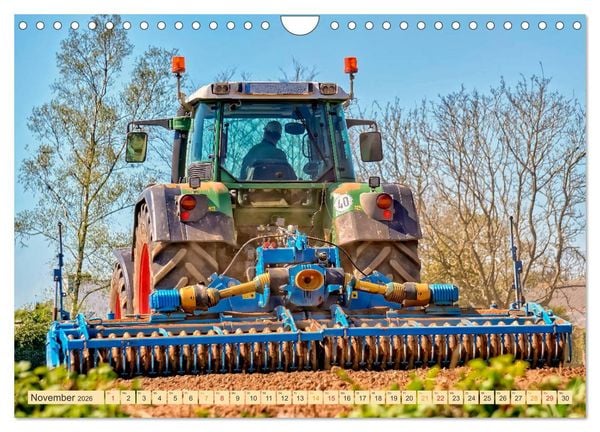 Produktbild: Traktoren - Giganten in der Landwirtschaft (Wandkalender 2026 DIN A4 quer), CALVENDO Monatskalender
