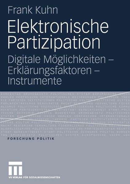 Produktbild: Elektronische Partizipation