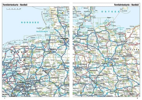 Produktbild: ADAC Reiseatlas 2027/2028 Deutschland 1:200.000, Europa 1:4,5 Mio.