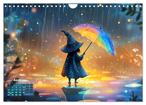 Produktbild: Zauber zur Mitternacht (Wandkalender 2026 DIN A4 quer), CALVENDO Monatskalender