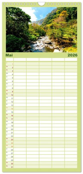 Produktbild: Familienplaner 2026 - Panama - Traumhafte Str&auml;nde und St&auml;dte. mit 5 Spalten (Wandkalender, 21 x 45 cm) CALVENDO