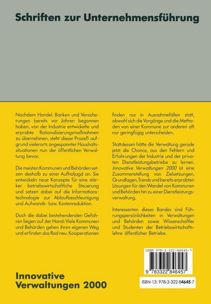 Produktbild: Innovative Verwaltungen 2000
