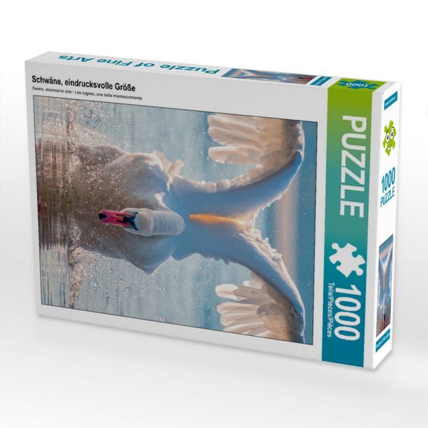 Produktbild: CALVENDO Puzzle Schw&auml;ne, eindrucksvolle Gr&ouml;&szlig;e 1000 Teile Lege-Gr&ouml;&szlig;e 480 x 640 cm Foto-Puzzle Bild von Peter Roder