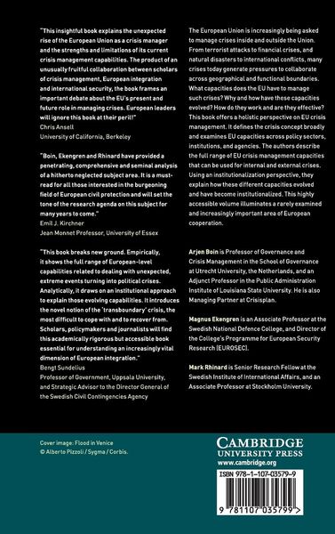Produktbild: The European Union as Crisis Manager