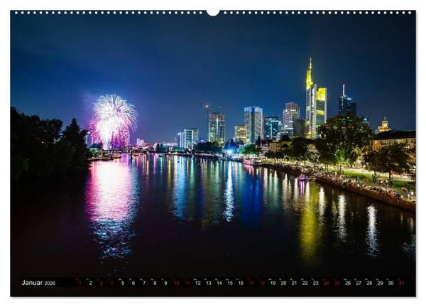 Produktbild: Main Frankfurt (Wandkalender 2026 DIN A2 quer), CALVENDO Monatskalender