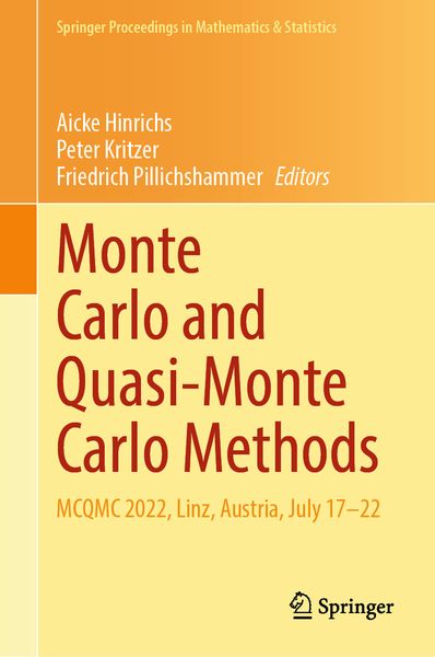 Produktbild: Monte Carlo and Quasi-Monte Carlo Methods