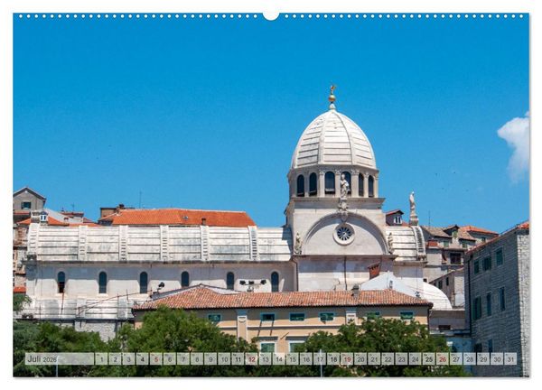 Produktbild: Kroatien - Zauberhaftes &Scaron;ibenik-Knin (hochwertiger Premium Wandkalender 2026 DIN A2 quer), Kunstdruck in Hochglanz
