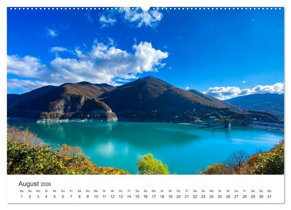 Produktbild: Georgien - Ein ph&auml;nomenales Naturparadies. (Wandkalender 2026 DIN A2 quer), CALVENDO Monatskalender