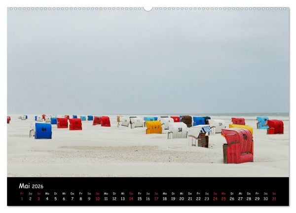 Produktbild: Amrum (Wandkalender 2026 DIN A2 quer), CALVENDO Monatskalender