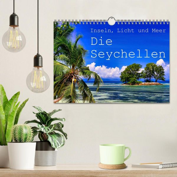 Produktbild: Inseln, Licht und Meer - die Seychellen (Wandkalender 2026 DIN A4 quer), CALVENDO Monatskalender
