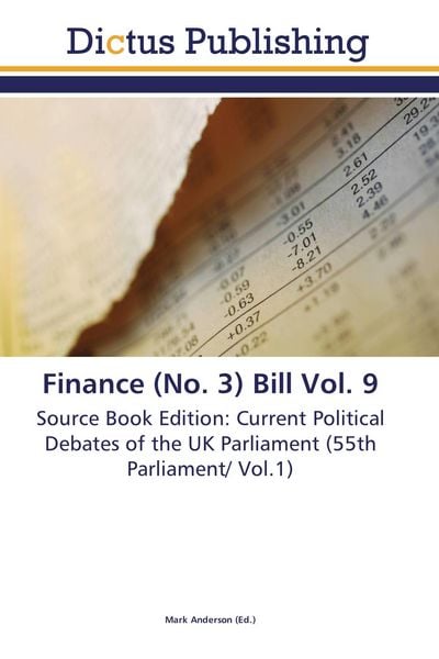 Produktbild: Finance (No. 3) Bill Vol. 9