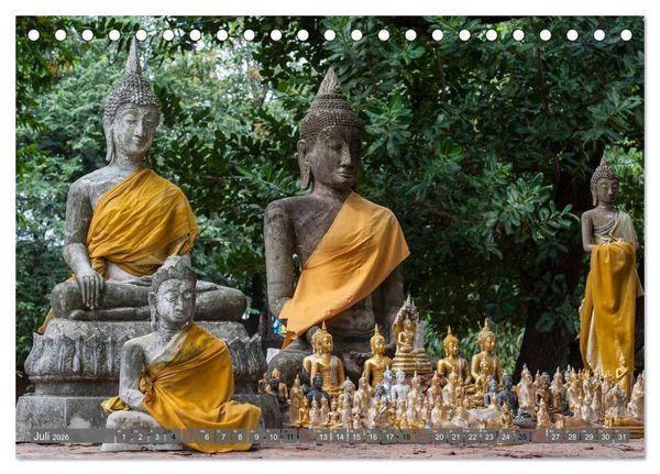Produktbild: Buddha - Momente der inneren Einkehr (Tischkalender 2026 DIN A5 quer), CALVENDO Monatskalender