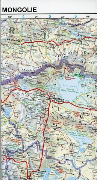 Produktbild: Mongolia Road Map