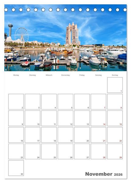 Produktbild: Abu Dhabi - Reiseplaner (Tischkalender 2026 DIN A5 hoch), CALVENDO Monatskalender