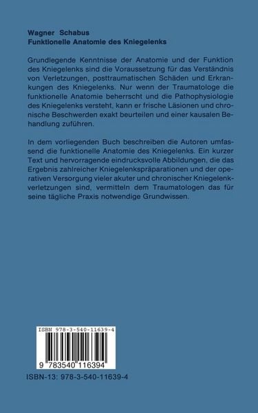 Produktbild: Funktionelle Anatomie des Kniegelenks
