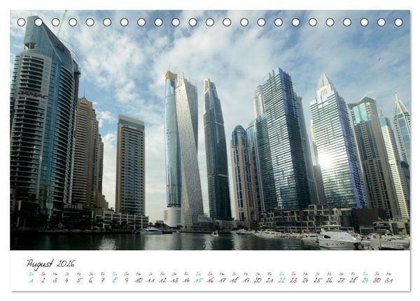 Produktbild: Dubai, die Stadt der Superlative. (Tischkalender 2026 DIN A5 quer), CALVENDO Monatskalender