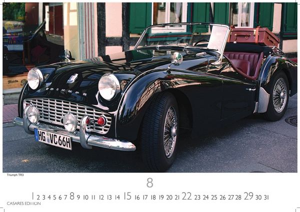 Produktbild: British Classic Cars Kalender 2027 &ndash; Wandkalender | Fotokalender Englische Oldtimer 35x50cm Gro&szlig;format - Eleganz der Britischen Oldtimer