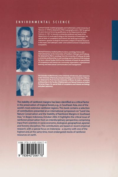 Produktbild: Land Use, Nature Conservation and the Stability of Rainforest Margins in Southeast Asia