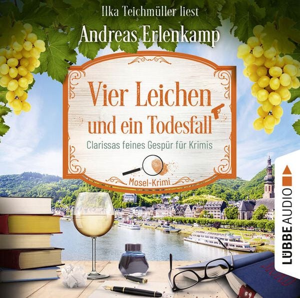 Produktbild: Vier Leichen und ein Todesfall - Clarissas feines Gesp&uuml;r f&uuml;r Krimis - Mosel-Krimi, Teil 4