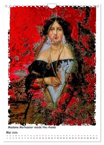 Produktbild: Alte Meister treffen Digital Art (Wandkalender 2026 DIN A4 hoch), CALVENDO Monatskalender