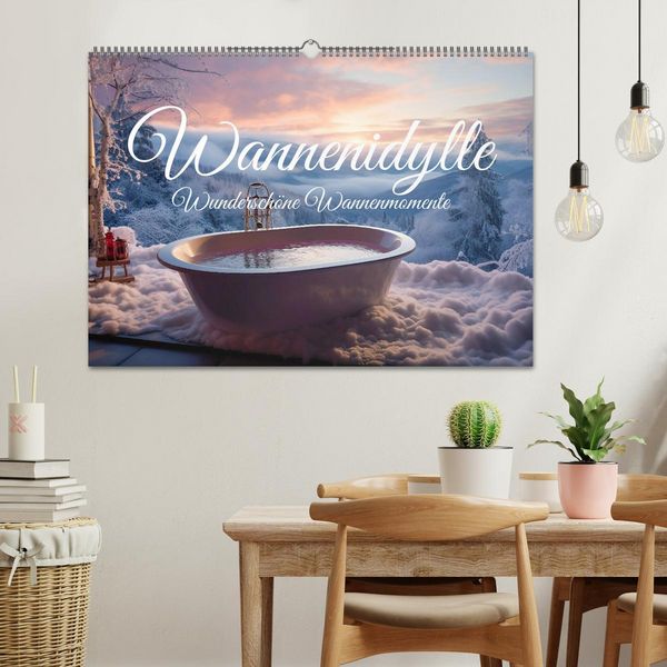 Produktbild: Wannenidylle (Wandkalender 2026 DIN A2 quer), CALVENDO Monatskalender