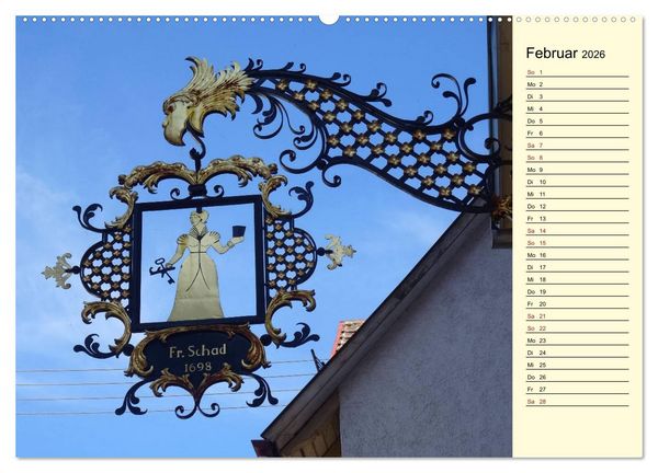 Produktbild: Calw erleben (Wandkalender 2026 DIN A2 quer), CALVENDO Monatskalender