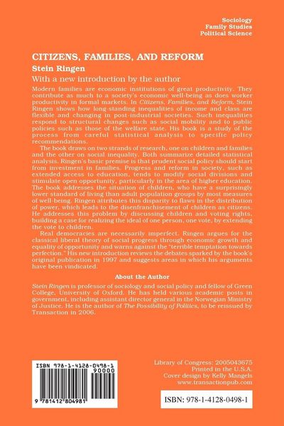 Produktbild: Citizens, Families, and Reform