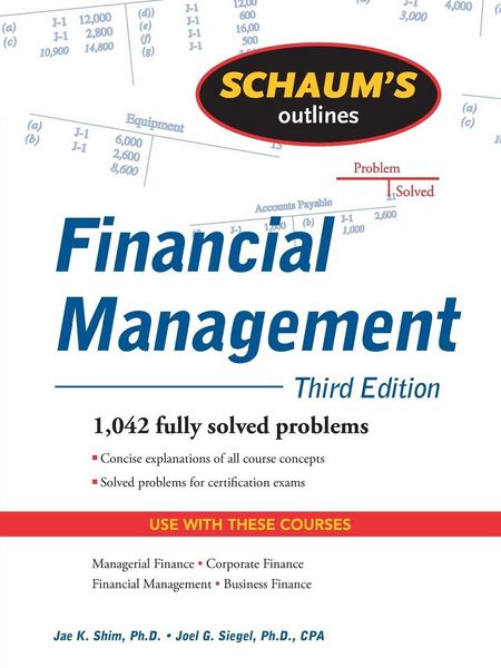 Produktbild: Schaum's Outline of Financial Management, Third Edition