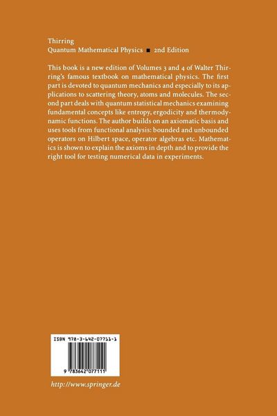 Produktbild: Quantum Mathematical Physics