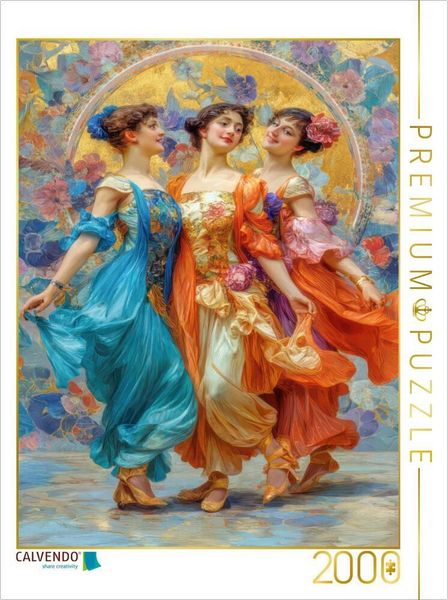 Produktbild: CALVENDO Puzzle Die sinnliche Sch&ouml;nheit des Jugendstils | 2000 Teile Lege-Gr&ouml;&szlig;e 90x67cm Foto-Puzzle f&uuml;r gl&uuml;ckliche Stunden