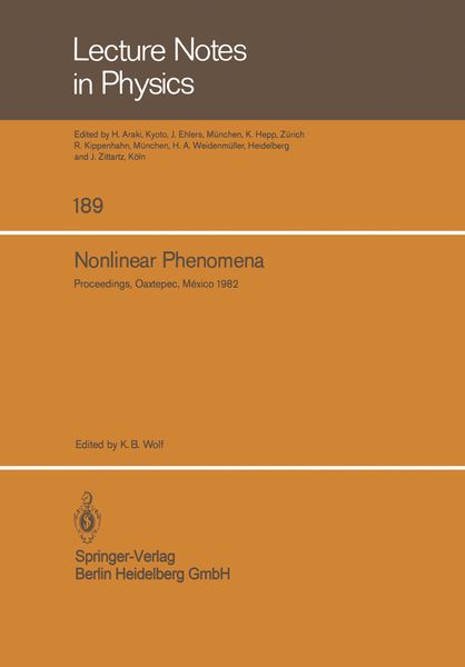 Produktbild: Nonlinear Phenomena
