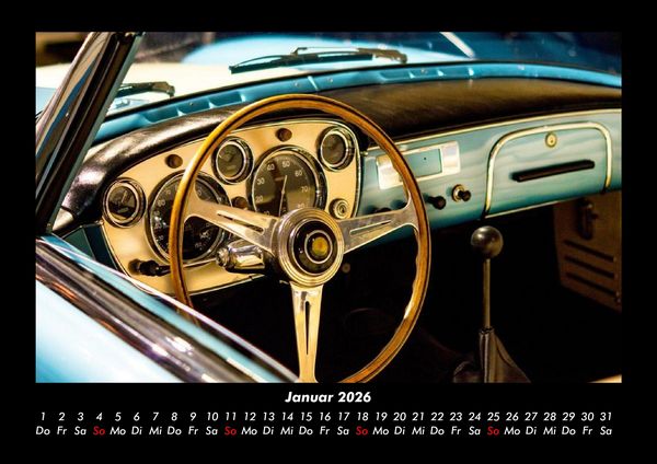 Produktbild: Welt der Oldtimer 2026 Fotokalender DIN A3