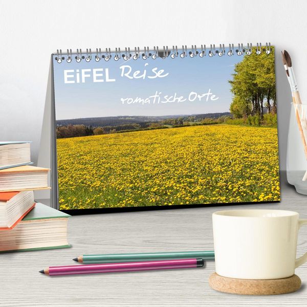Produktbild: Eifel Reise - romantische Orte (Tischkalender 2026 DIN A5 quer), CALVENDO Monatskalender