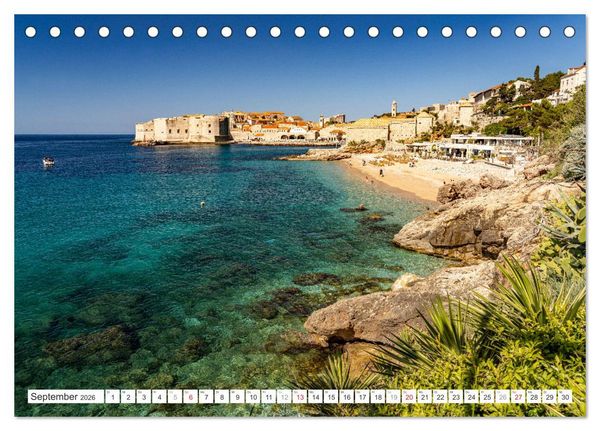 Produktbild: Kroatien - Dalmatien (Tischkalender 2026 DIN A5 quer), CALVENDO Monatskalender