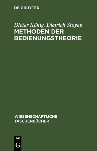Produktbild: Methoden der Bedienungstheorie