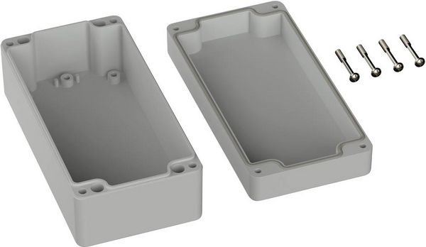 Produktbild: TRU COMPONENTS TC-9065468 Outdoor-Geh&auml;use 160 x 80 x 60 Polycarbonat Lichtgrau (RAL 7035) 1 St.