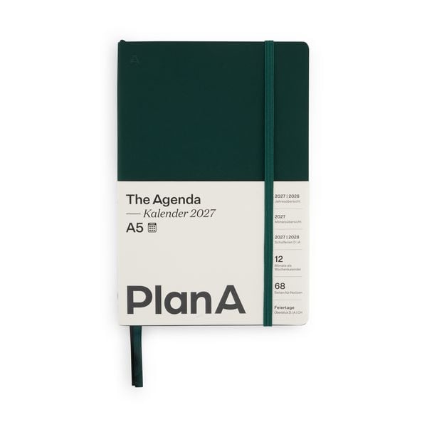 Produktbild: PlanA Kalender A5 Softcover Moss Green